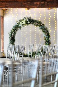Archway Wreath Wedding Chapel