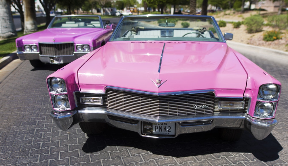 Pink Cadillacs for Elvis Weddings