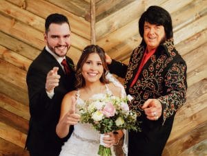 Just Married at Little Vegas Chapel with the Elvis Package