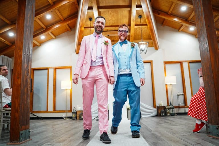 Gay Wedding at the Little Vegas Chapel