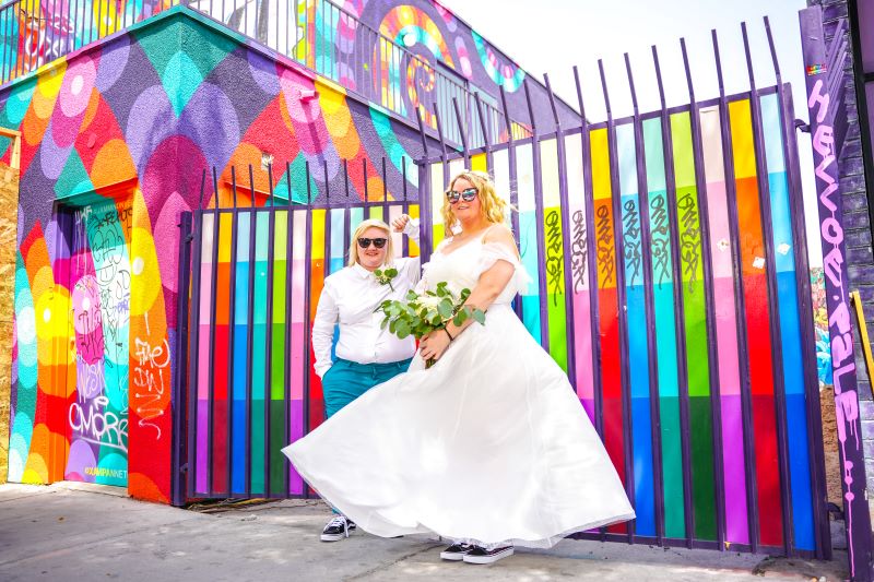 LGBTQ Love Always Little Vegas Chapel Archway