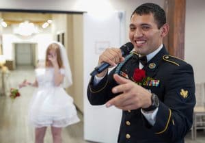 Military Wedding Ceremony Microphone