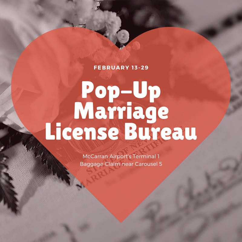 Pop-Up Marriage License Bureau