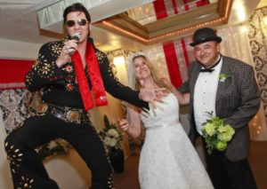 Pretend Wedding Las Vegas Elvis at The Little Vegas Chapel