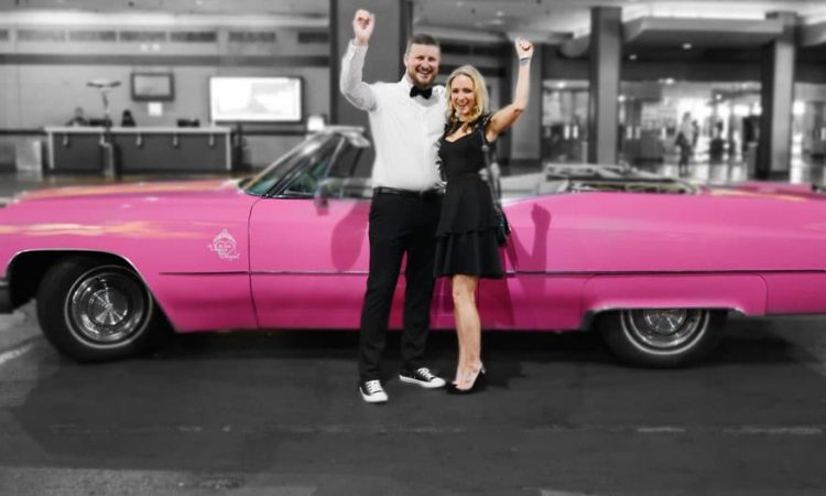 Las Vegas Pink Cadillac Wedding