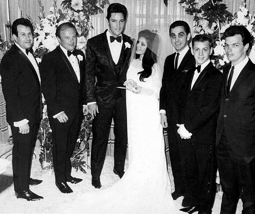 Elvis and Pricilla Presley Wedding | 1 May, 1967 | Aladdin Hotel, Las Vegas