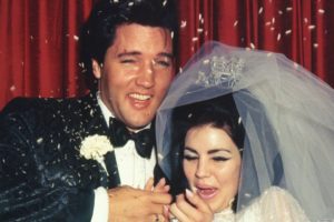 Wedding Photos of Elvis Presley to Priscilla on May 01,1967.