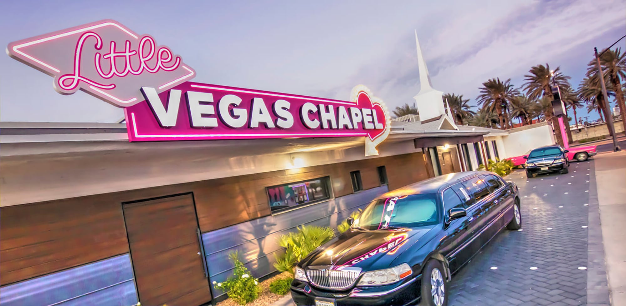 Little Vegas Wedding Chapel Exterior Front