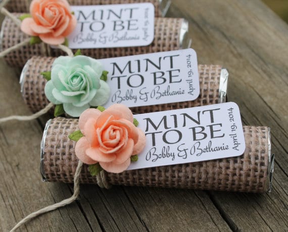 Mint to Be Cheap Wedding Favor
