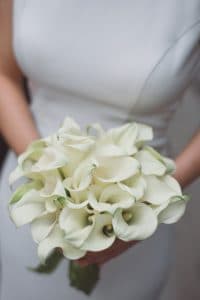White Wedding Bouquet at The Little Vegas Chapel